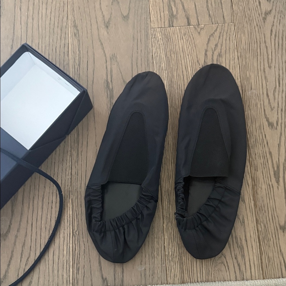 Tibi Black Mikhail Flats - Picture 3 of 5